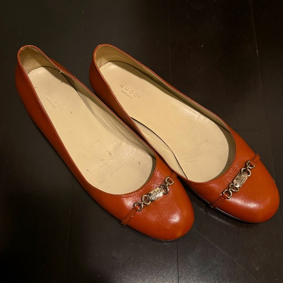 VINTAGE GUCCI FLATS - Picture 1 of 4